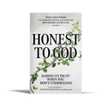Honest to God book cover featuring green vines on a white background